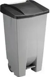 helit M&uuml;lleimer 120,0 l grau, schwarz - Grau/Schwarz