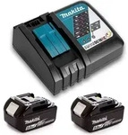 Makita 197570-9 Power Source Kit Li 18V 5Ah - Schwarz/Blau