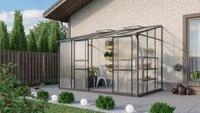 Vitavia Anlehn-Gew&auml;chshaus "Osiris 6500" schwarz 6,5 m&sup2; 6 mm HKP