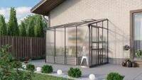 Vitavia Anlehn-Gew&auml;chshaus "Osiris 5200" schwarz 5,2 m&sup2; 4 mm HKP