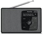 TechniSat DIGITRADIO 2 | Portables DAB+/UKW-Radio, Bluetooth - Schwarz/Silber