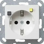 GIRA 2677 03, Typ F, Wei&szlig;, 230 V, 16 A, 50 - 60, -25 - 40 &deg;C - Wei&szlig;