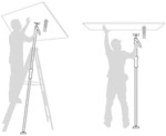 Piher | Teleskopische Geb&auml;udeabst&uuml;tzung MULTIPROP ARM+3