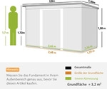 Outsunny Ger&auml;tehaus Gartenhaus mit Schiebet&uuml;r Outdoor Stahl Dunkelgr&uuml;n -