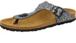 Lico BIOLINE GLISTO Damen Pantoletten, Anthrazit, 36 EU - Grau - 36