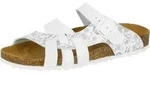 Lico Bioline Pantolette wei&szlig;/silber Gr. 36 - Wei&szlig; - 36