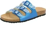 Lico Bioline Pantolette Flower blau Gr. 36 - Blau - 36