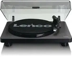 Lenco L-30BK - Plattenspieler mit Riemenantrieb und Holzgeh&auml;use - USB/PC-Encoding -