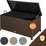 CASARIA&reg; Gartenbox Auflagenbox mit Rollen 270L Stauraum UV-best&auml;ndig Handgriffe