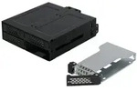 Icy Dock MB607SP-B, 13,3 cm (5.25"), HDD-K&auml;fig, Schwarz, 2.5", Metall, CE, REACH -