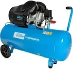 G&Uuml;DE Kompressor Druckluftkompressor Luftkompressor 412/8/100 230V 2 Zylinder