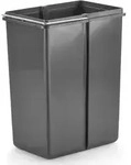 Naber Ersatzeimer, anthrazit (10 Liter). Ersatzeimer. - M&uuml;lleimer - Grau