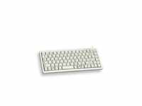 Cherry Slim Line Compact-Keyboard G84-4100 - Tastatur - Laser - 86 Tasten AZERTY -