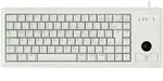 CHERRY G84-4400, Volle Gr&ouml;&szlig;e (100%), Kabelgebunden, PS/2, AZERTY, Grau - Grau
