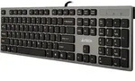 A4Tech KV-300H Tastatur USB QWERTY Schwarz Grau - Schwarz/Grau