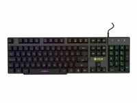 INCA Gaming Tastatur IKG-446 Regenbogen, RGB, dt. Layout retail