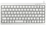 CHERRY Compact-Keyboard G84-4100 - Tastatur - PS/2, USB - Deutsch - Hellgrau - Grau
