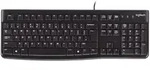 Keyboard K120,US Int'l EER layout - Schwarz