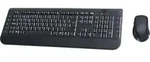 ISY - Wireless Deskset - Kabelloses Tastatus/Maus Set, bis zu 10m Reichweite,