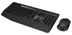 Logitech MK345, Volle Gr&ouml;&szlig;e (100%), Kabellos, RF Wireless, QWERTY, Schwarz, Maus