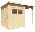 Bertilo Ger&auml;tehaus Amrum 2 Plus: 324 x 180 cm - naturbelassen - 14 mm -