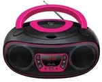 Denver TCL-212BT Boombox mit CD, Bluetooth, USB, AUX & LED-Lichteffekten -
