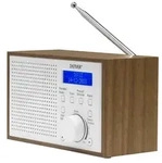 Denver Radio UKW DAB+ Digitalradio DENVER DAB 46 white - Braun/Wei&szlig;