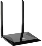 Edimax N300, Wi-Fi 4 (802.11n), Einzelband (2,4GHz), Ethernet/LAN, Schwarz,