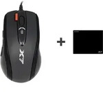 A4Tech X-7120 Maus Beidh&auml;ndig USB Typ-A 2000 DPI - Schwarz