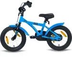 PROMETHEUS Kinderfahrrad 14 Zoll Jungen und M&auml;dchen in Blau & Schwarz mit