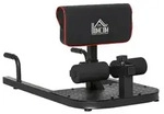 HOMCOM Sissy Squat Kniebeugentrainer Beintrainer Bauch-Ges&auml;&szlig;-Trainer - Schwarz