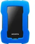 ADATA Durable HD330 2TB Externe Festplatte, Sto&szlig;sensor, 2,5", USB 3.1, Blau