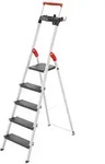 Hailo L100 Topline Alu-Sicherheits-Stehleiter - 5 XXL-Stufen bis 150 kg - Stehleiter