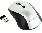 gembird Maus OPT WIRELESS 4 Tasten inkl. USB grau/schwarz - Schwarz/Silber