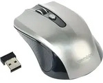 gembird Maus OPT WIRELESS 4 Tasten inkl. USB schwarz-grau - Schwarz/Grau