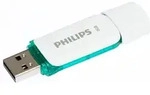 Philips USB-Stick 8GB Drive Snow, USB 2.0, Farbe: Gr&uuml;n