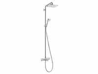 Hansgrohe Croma E Showerpipe 280 1jet mit Wannenthermostat, 27687000