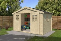 Gardena V1.1.00007, Gardena Alpholz Gartenhaus EVERE aus Fichten-Holz,...