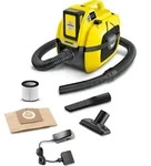 K&auml;rcher Akku-Nass-/Trockensauger WD 1 Compact Battery Set, 250W, 7l - Gelb