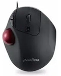 Perixx PERIMICE-517, Ergonomische Trackball Maus, USB-Kabel, schwarz - Schwarz
