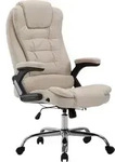CLP B&uuml;rostuhl ergonomisch 150 kg belastbar Thor, Drehstuhl mit modernes Design creme