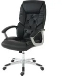 Profi-B&uuml;rostuhl H42 XXL, Chefsessel Drehstuhl, 150kg belastbar Kunstleder schwarz -