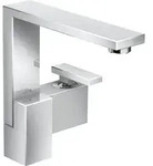 Waschtischmischer Axor Edge mit Ablaufgarnitur chrom Diamantschliff chrom