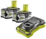 RYOBI RC18150-250 Akku Starter Set 18 V + 2x Lithium+ Akku 5,0 Ah + Schnell