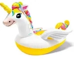 INTEX Schwimmtier Einhorn 201 x 104 x 97 cm, inkl. Reparaturflicken - Bunt