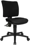 Topstar B&uuml;rodrehstuhl U50 ohne Armlehnen, schwarz - Schwarz