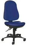 Topstar B&uuml;rostuhl Trend SY 10, 9020G26 blau, schwarz Stoff - Blau