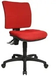 Topstar B&uuml;rodrehstuhl U50 ohne Armlehnen, rot - Rot