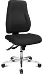 Topstar B&uuml;rodrehstuhl schwarz Lehnen-H.600mm Sitz-H&ouml;he 430-510mm ohne Armlehnen -