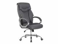 CLP Bürostuhl Torro mit höhenverstellbarer Sitzhöhe, Farbe:grau